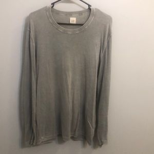 Long-sleeve Shirt - Gap - Large - Gray